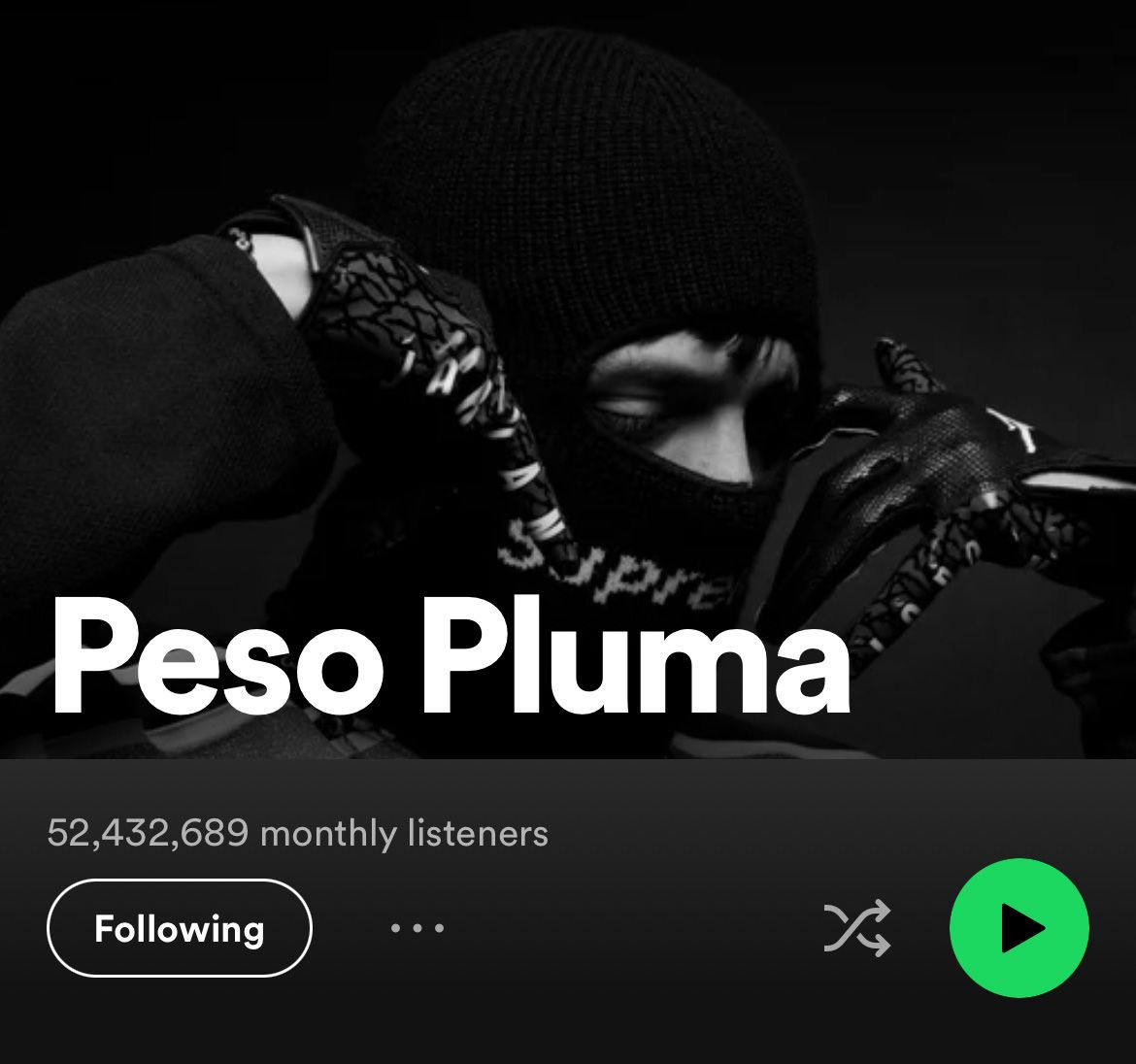 Wie konnte Peso Pluma auf 50 Millionen monatliche Hörer anwachsen?