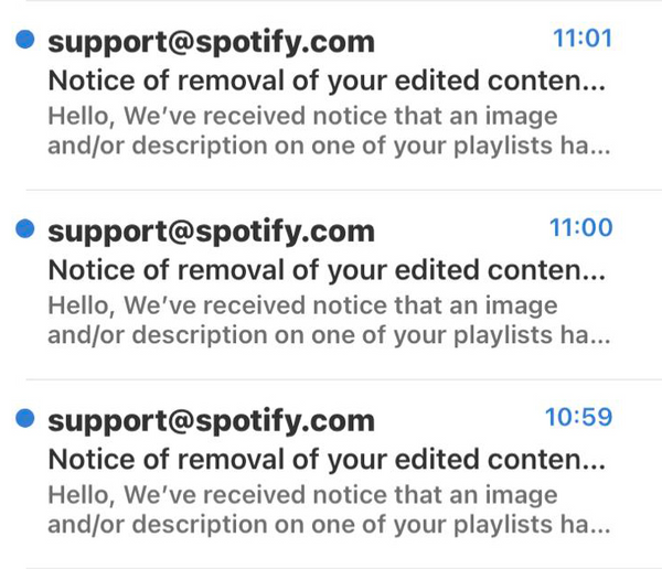Spotify Ich habe meinen Playlist Titel und mein Titelbild entfernt...was nun?
