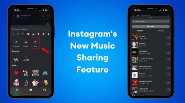 So verwenden Sie die neue Funktion zum Teilen von Musik in Direktnachrichten von Instagram